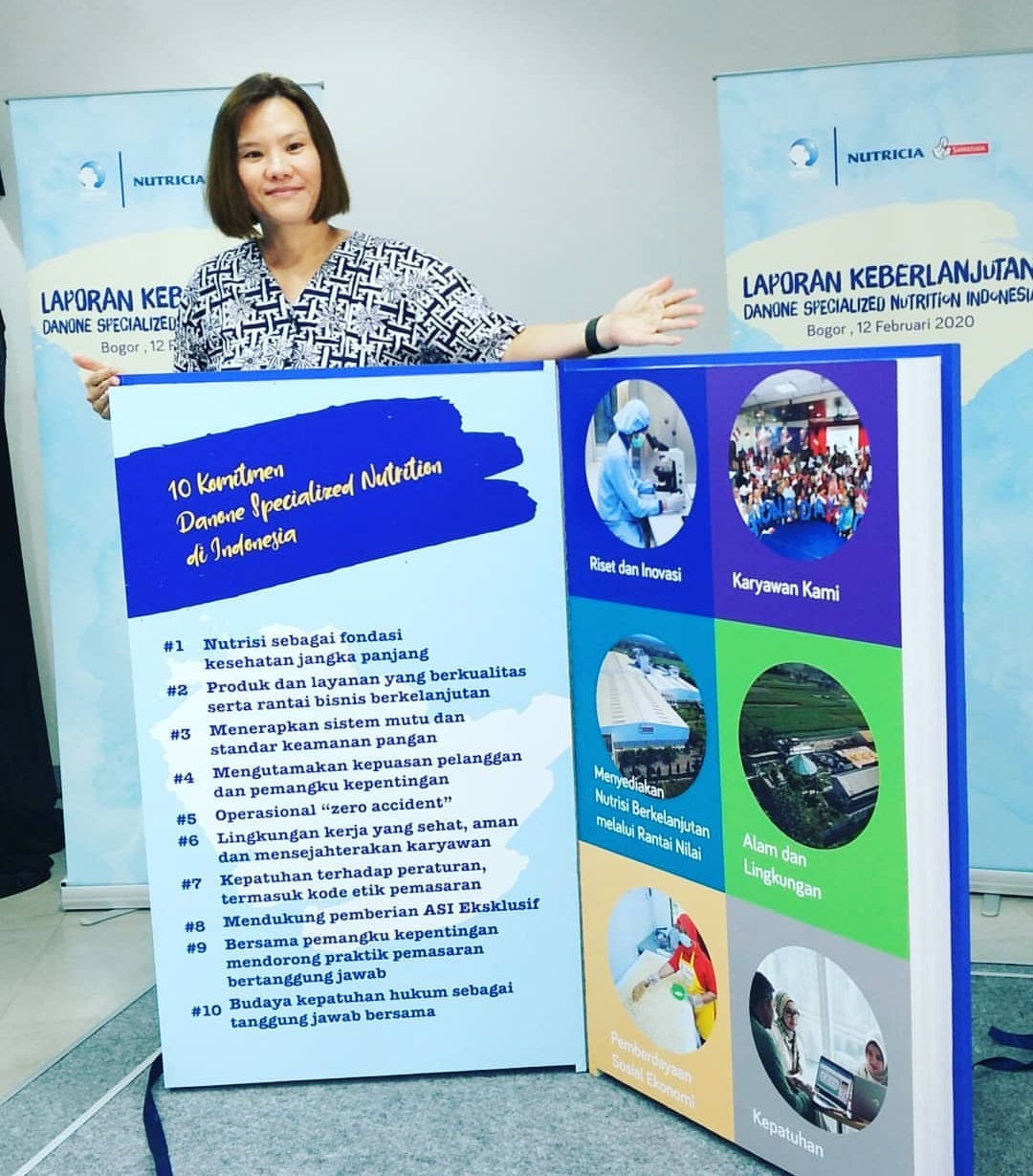 Peluncuran Laporan Keberlanjutan Danone Specialized Nutrition Indonesia