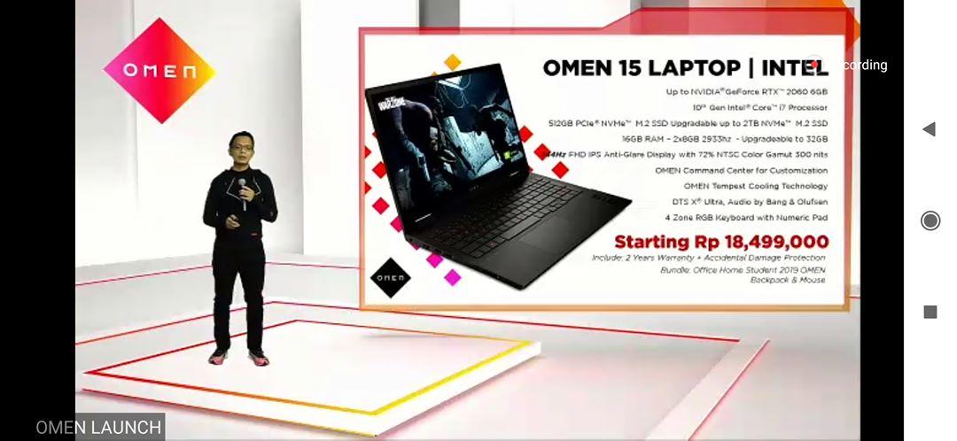 Launching OMEN 15 Laptop terbaru